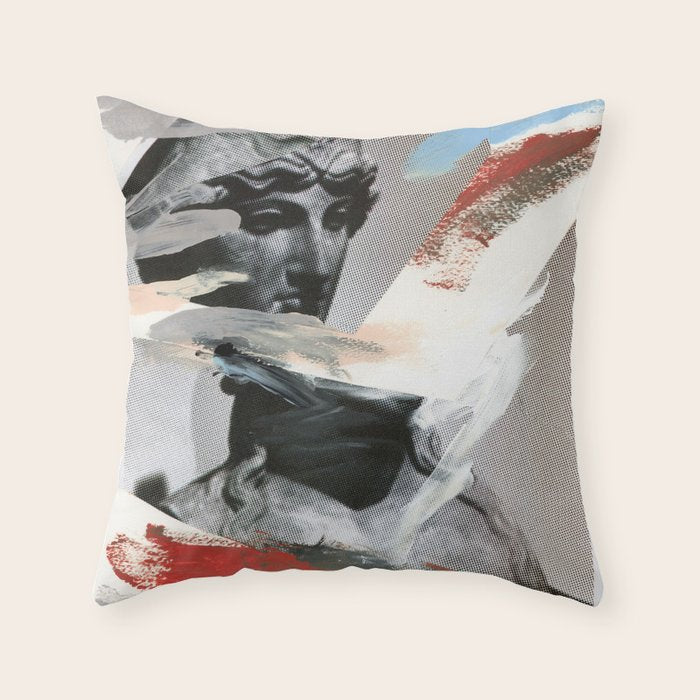 Untitled (Painted Composition 4) Throw Pillow Gallery Image 6