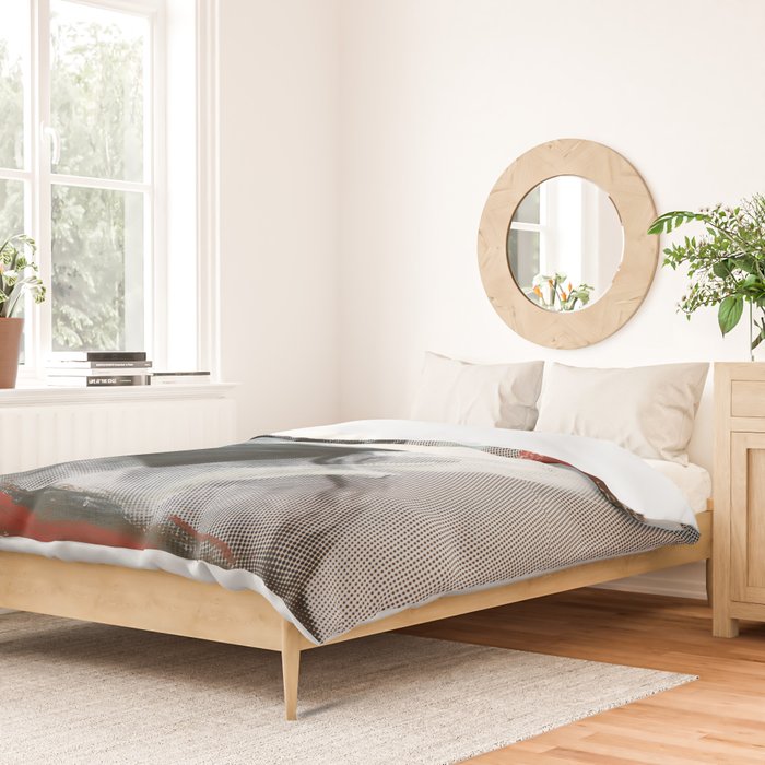 Untitled (Painted Composition 4) Duvet Cover Gallery Image 2