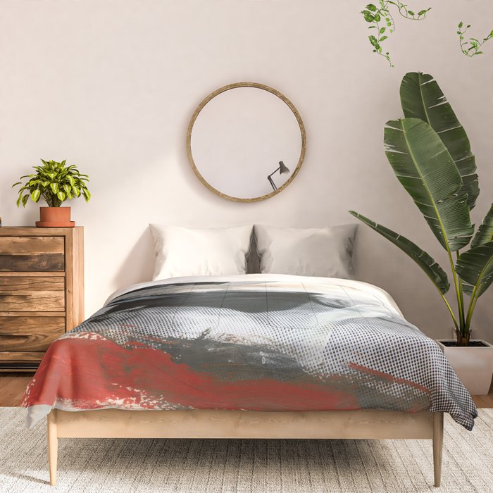 Untitled (Painted Composition 4) Comforter Gallery Image 3