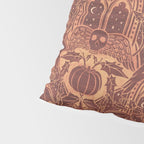 Gothic Halloween Damask - spiced pumpkin  Pillow Sham Gallery Image 4