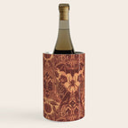 Gothic Halloween Damask - spiced pumpkin  Wine Chiller Gallery Image 2