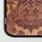 Gothic Halloween Damask - spiced pumpkin  Laptop Sleeve Gallery Image 3