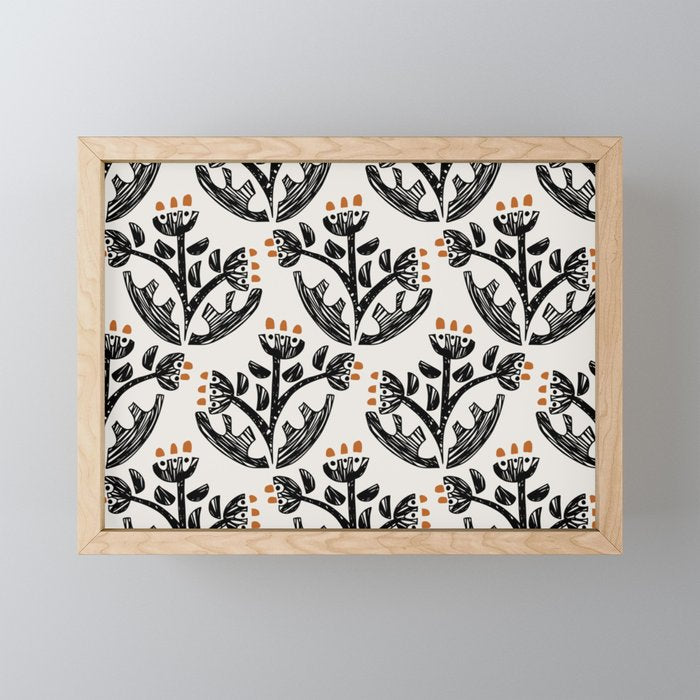 Black Forest flowers Mini Art Print Gallery Image 1