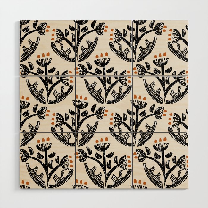 Black Forest flowers Wood Wall Art Gallery Image 1