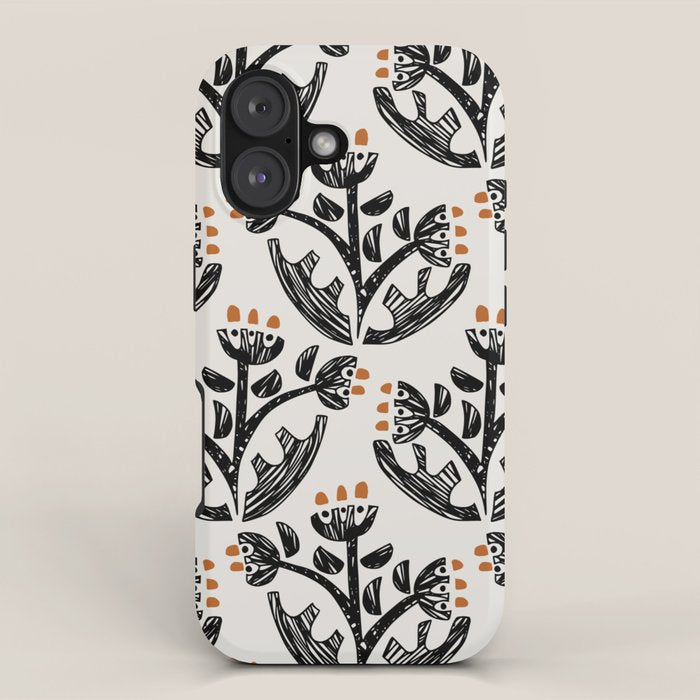 Black Forest flowers iPhone Case Gallery Image 1