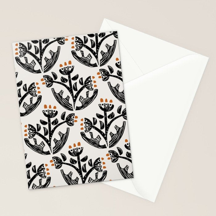 Black Forest flowers Stationery Card Gallery Image 2