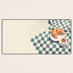 Morning Croissants and Coffee Bliss Desk Mat Gallery Image 3