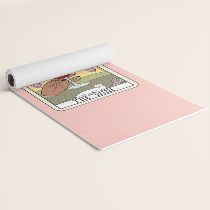 WINE READING (DARK) Yoga Mat Gallery Image 2