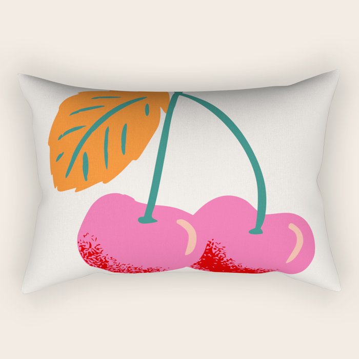 Ce ne sont pas des cerises Rectangular Pillow Gallery Image 1