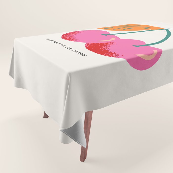 Ce ne sont pas des cerises Tablecloth Gallery Image 1