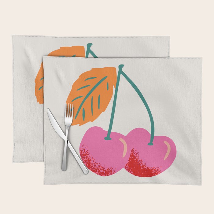 Ce ne sont pas des cerises Placemat Gallery Image 1