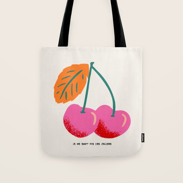 Ce ne sont pas des cerises Tote Bag Gallery Image 1