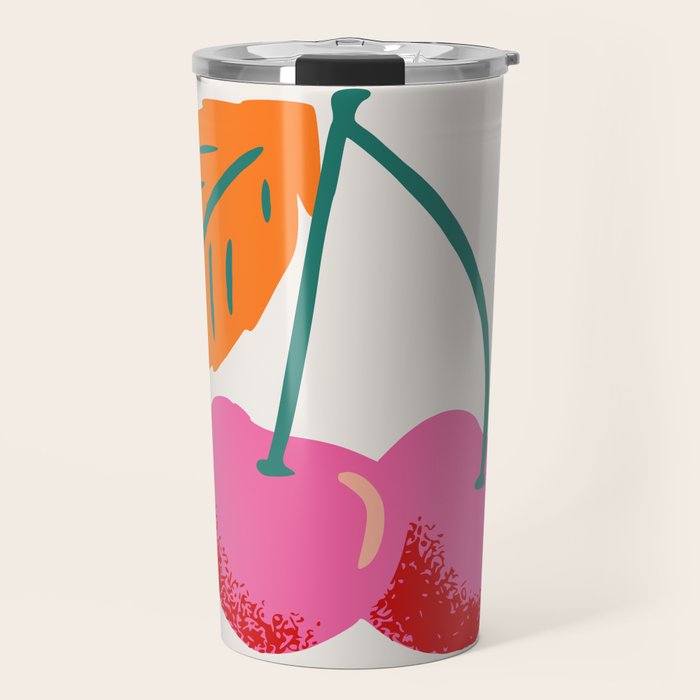 Ce ne sont pas des cerises Travel Mug Gallery Image 1
