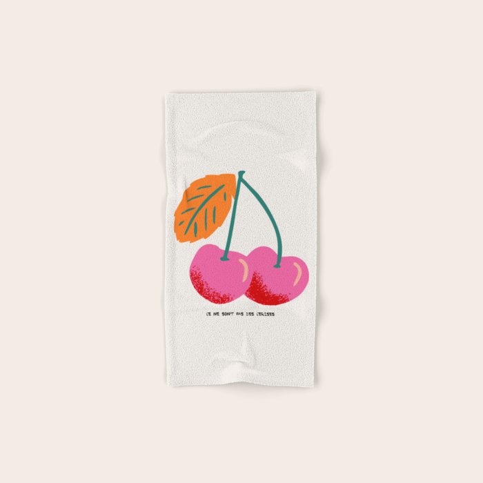 Ce ne sont pas des cerises Bath Towel Gallery Image 1