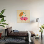 Ce ne sont pas des cerises Wood Wall Art Gallery Image 2