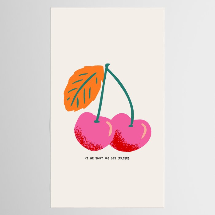 Ce ne sont pas des cerises Tablecloth Gallery Image 2