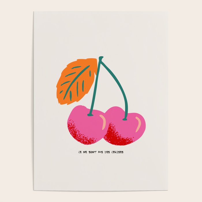 Ce ne sont pas des cerises Poster Gallery Image 4
