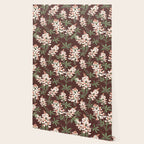 Bluebonnet Floral Brown Peach Multi Wallpaper Gallery Image 2