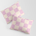CHECKER - 001 - Rose Quartz Pillow Sham Gallery Image 3
