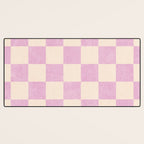 CHECKER - 001 - Rose Quartz Desk Mat Gallery Image 3