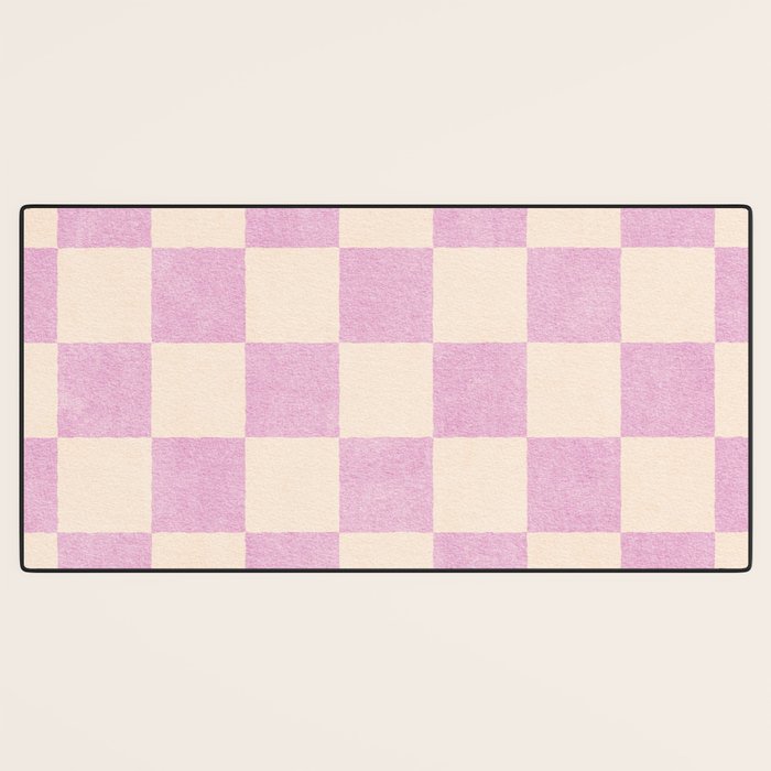 CHECKER - 001 - Rose Quartz Desk Mat Gallery Image 3