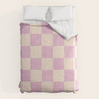 CHECKER - 001 - Rose Quartz Comforter Gallery Image 6