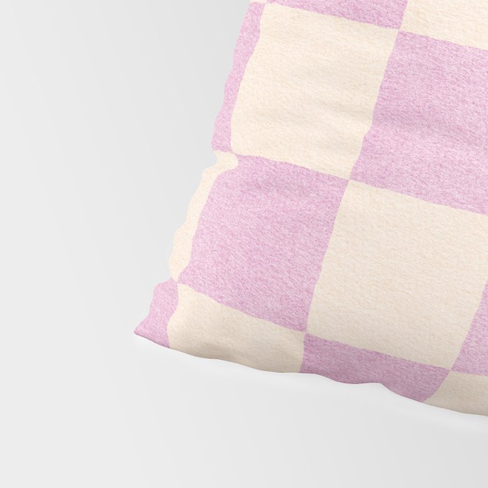 CHECKER - 001 - Rose Quartz Pillow Sham Gallery Image 4
