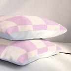 CHECKER - 001 - Rose Quartz Pillow Sham Gallery Image 3