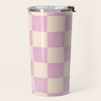 CHECKER - 001 - Rose Quartz Travel Mug Gallery Image 2