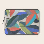 Tropical Ficus leaves #botanic Laptop Sleeve Gallery Image 1