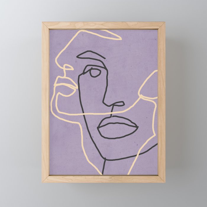 Abstract Face 6/1 Mini Art Print Gallery Image 1