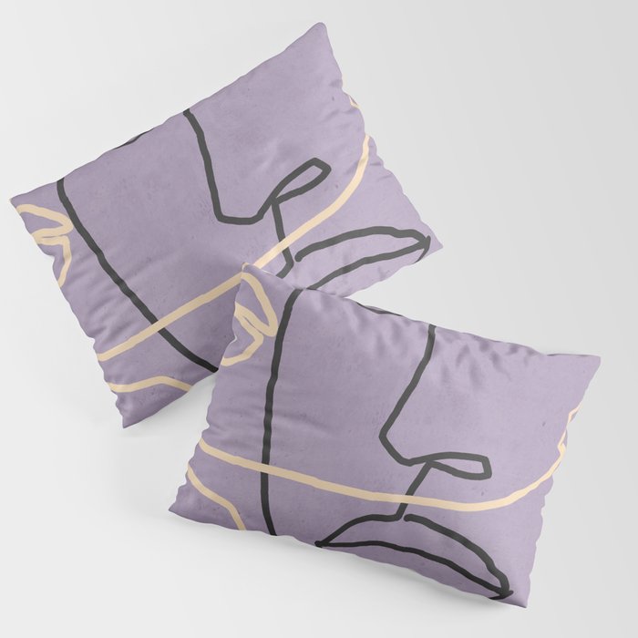 Abstract Face 6/1 Pillow Sham Gallery Image 3