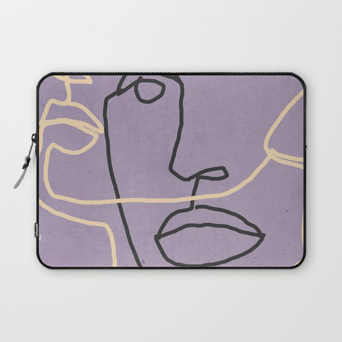 Abstract Face 6/1 Laptop Sleeve Gallery Image 1