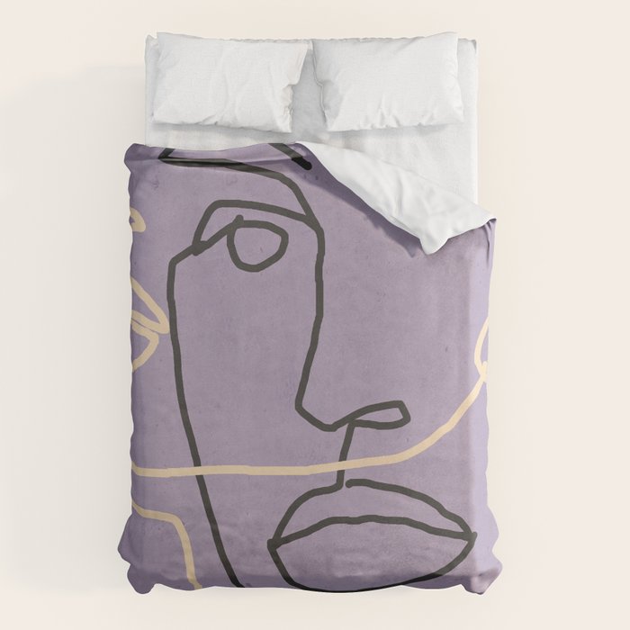 Abstract Face 6/1 Duvet Cover Gallery Image 1