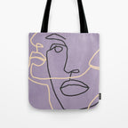 Abstract Face 6/1 Tote Bag Gallery Image 1