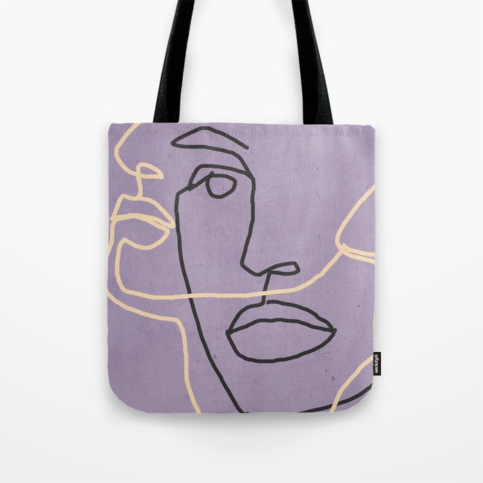 Abstract Face 6/1 Tote Bag Gallery Image 1