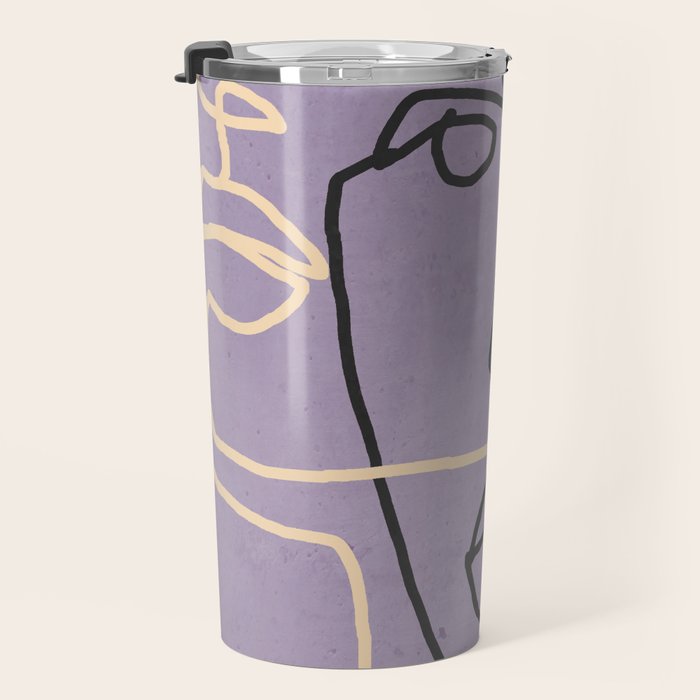 Abstract Face 6/1 Travel Mug Gallery Image 3