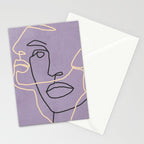 Abstract Face 6/1 Stationery Card Gallery Image 2