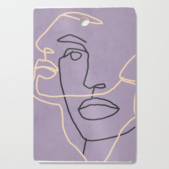 Abstract Face 6/1 Cutting Board Gallery Image 1