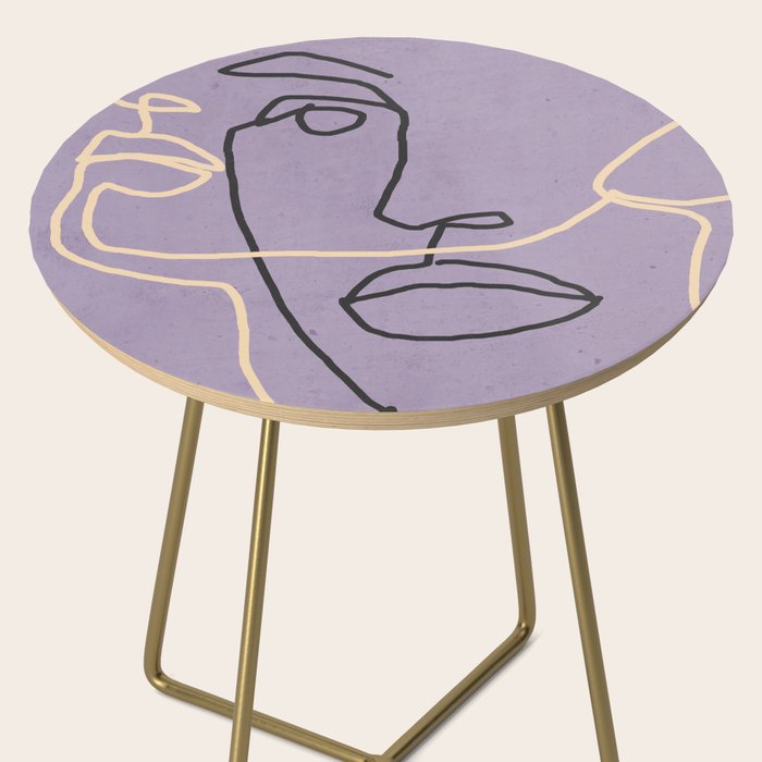 Abstract Face 6/1 Side Table Gallery Image 2