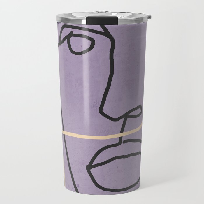 Abstract Face 6/1 Travel Mug Gallery Image 1