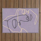 Abstract Face 6/1 Outdoor Rug Gallery Image 1