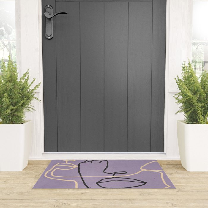 Abstract Face 6/1 Welcome Mat Gallery Image 3