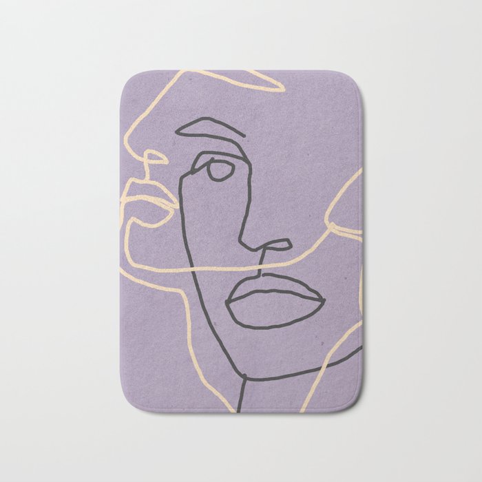 Abstract Face 6/1 Bath Mat Gallery Image 1