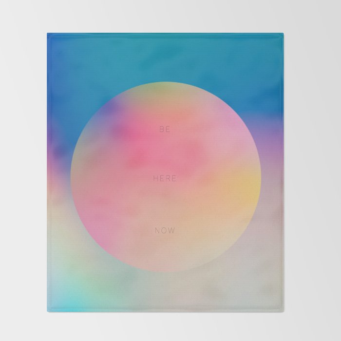 Be Here Now Gradients Throw Blanket Gallery Image 2