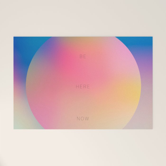 Be Here Now Gradients Welcome Mat Gallery Image 1