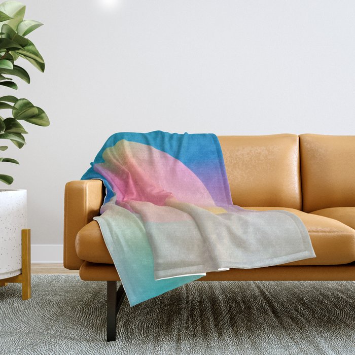 Be Here Now Gradients Throw Blanket Gallery Image 1
