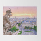 Paris City Throw Blanket Gallery Image 2