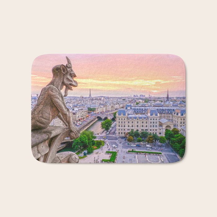 Paris City Bath Mat Gallery Image 1