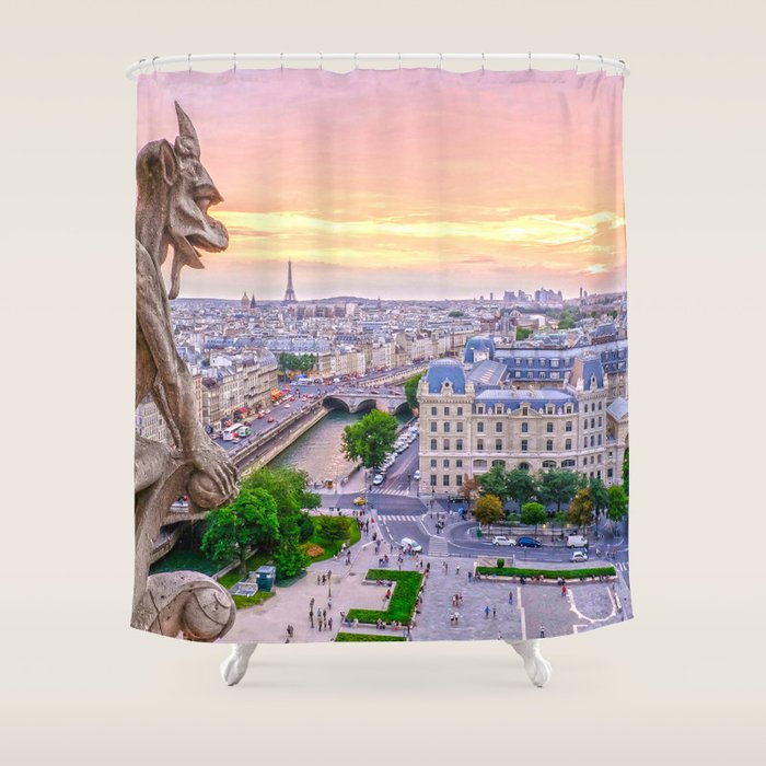 Paris City Shower Curtain Gallery Image 1